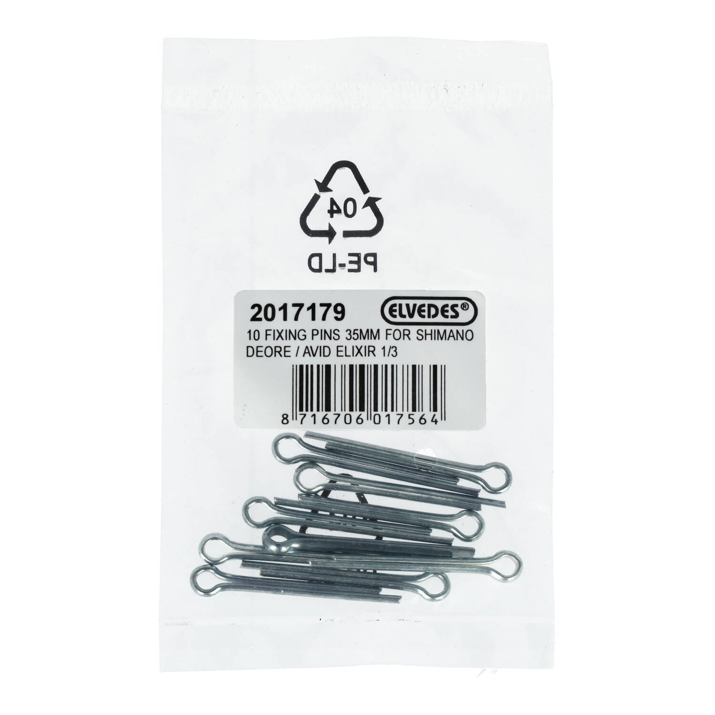 10 ELVEDES-tapin sarja Shimano Deore/Avid Elixir -pyörästöihin.