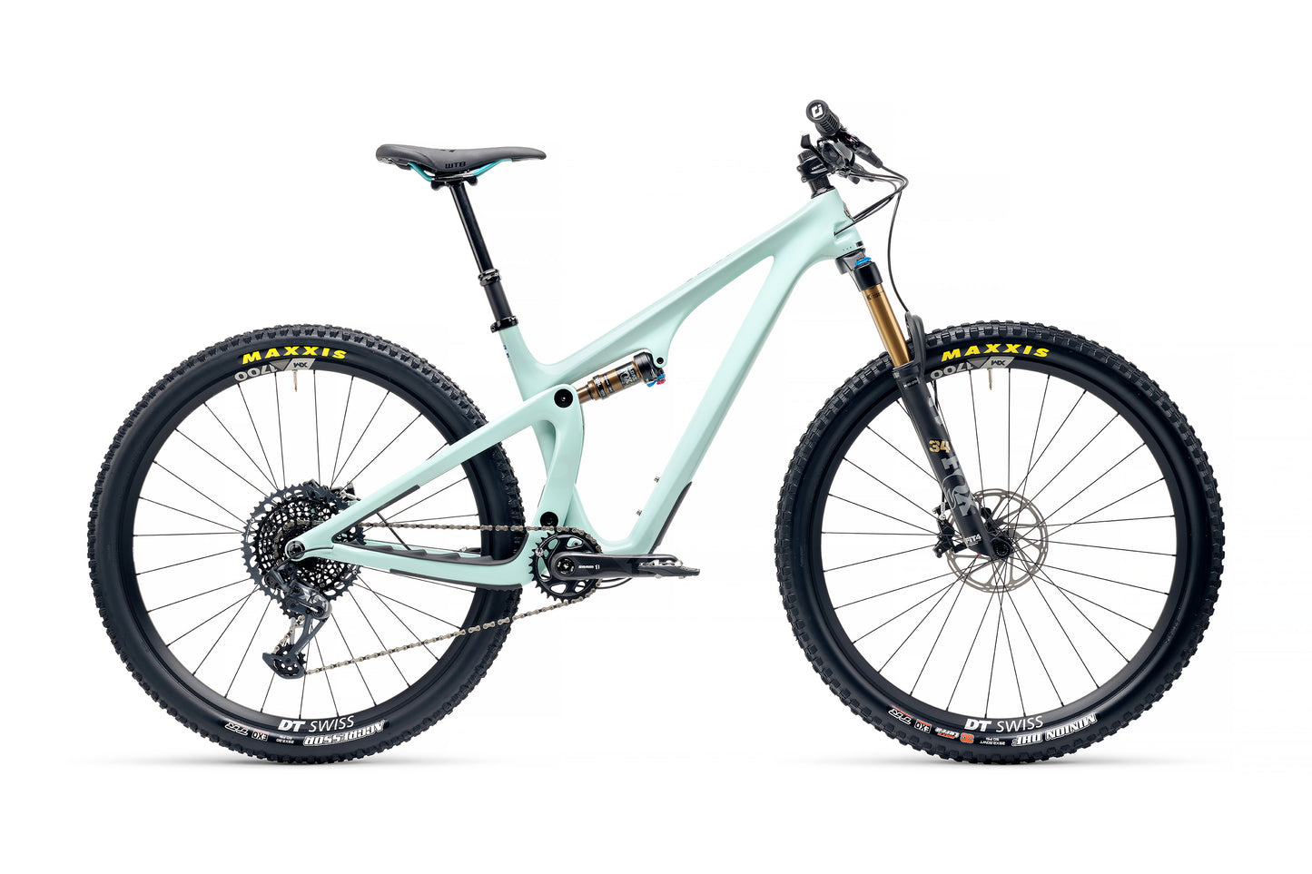 YETI SB115 29" T-SERIES-sarja ja FACTORY T2 Glacier 2022 -asennussarja