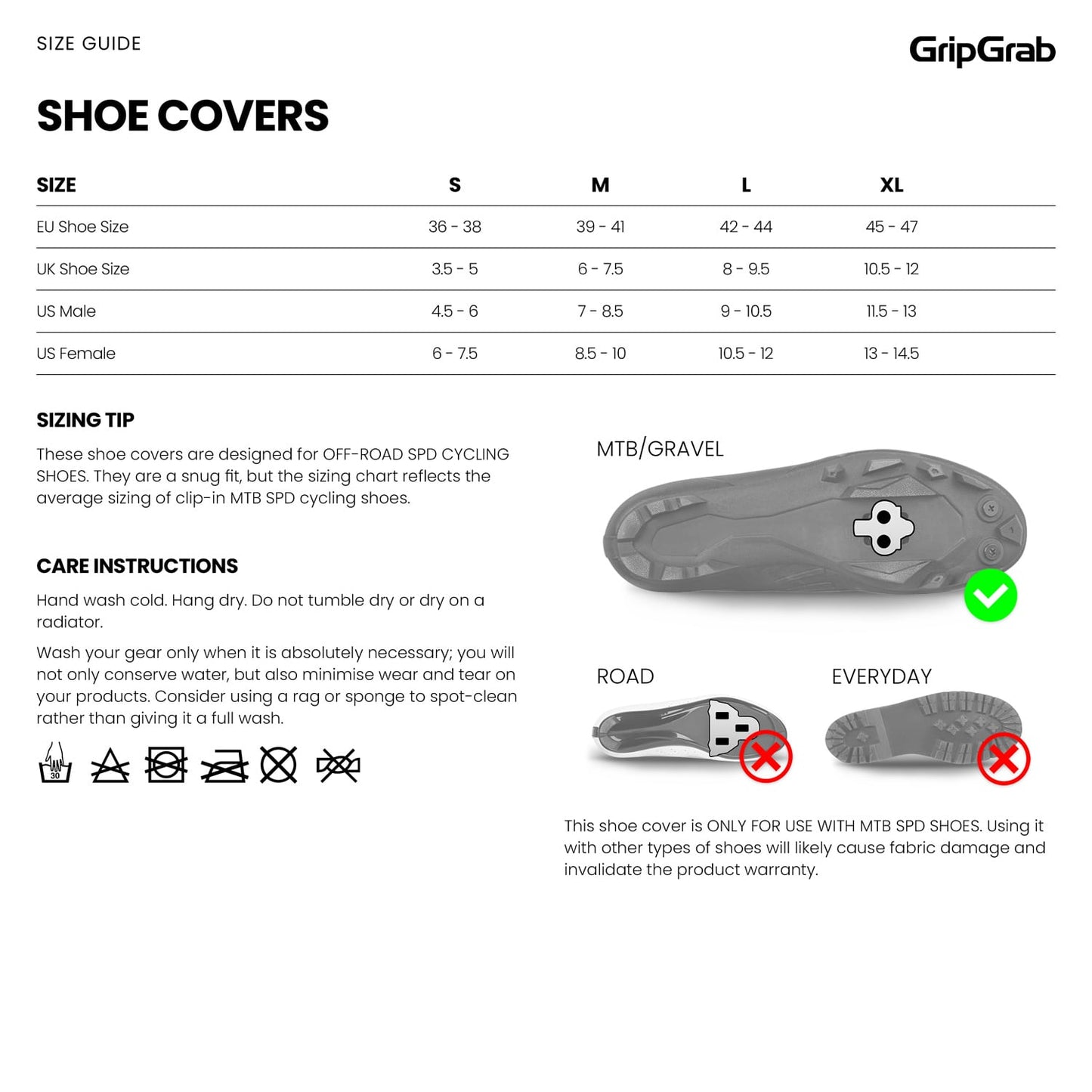 Saappaan suojus GRIPGRAB EXPLORER WATRPROOF GRAVEL Musta