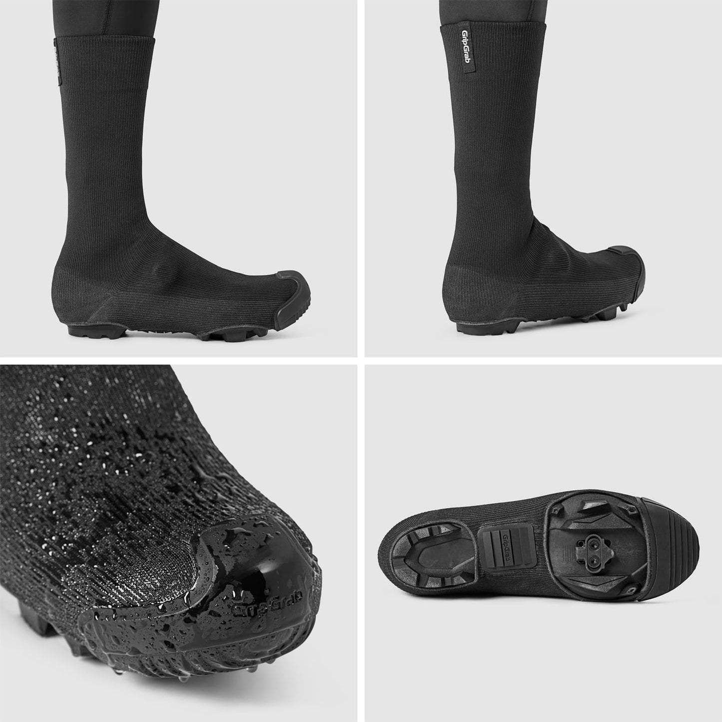 Saappaan suojus GRIPGRAB EXPLORER WATRPROOF GRAVEL Musta
