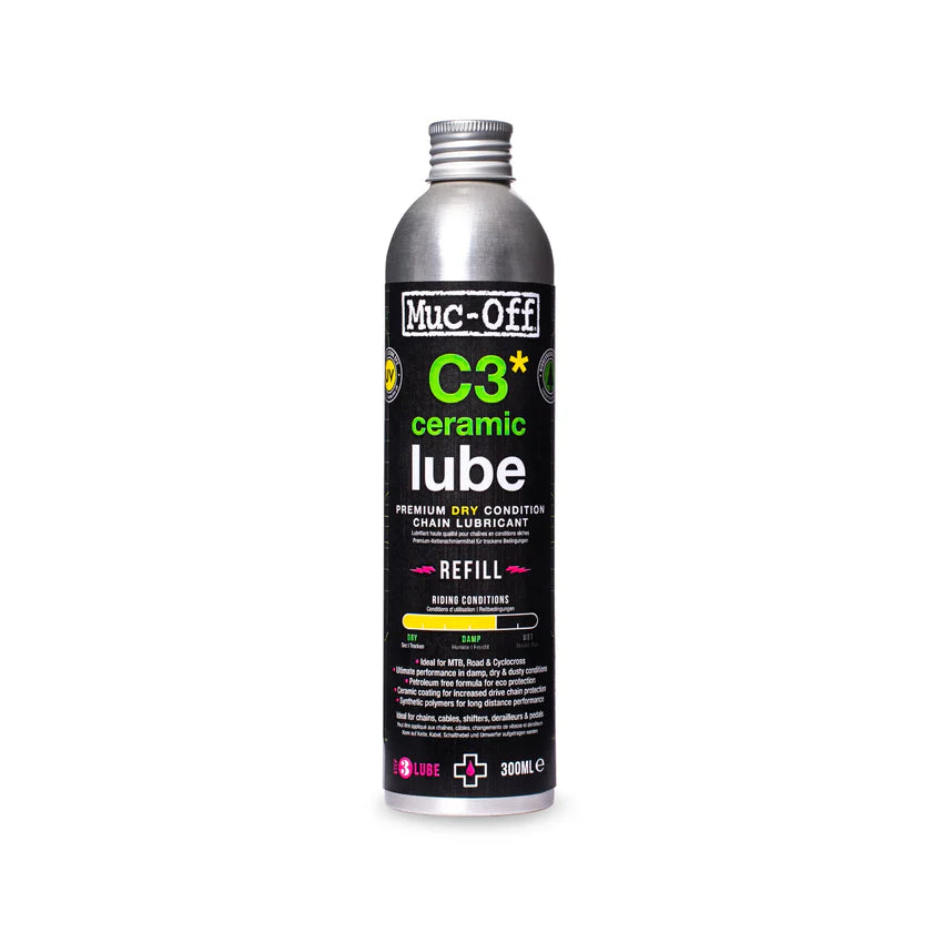 MUC-OFF C3 DRY CERAMIC LUBE kuiviin olosuhteisiin (300 ml)