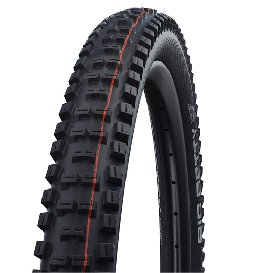 SCHWALBE BIG BETTY 29x2.60 ADDIX SOFT SUPERTRAIL Tubeless Ready Soft Musta rengas