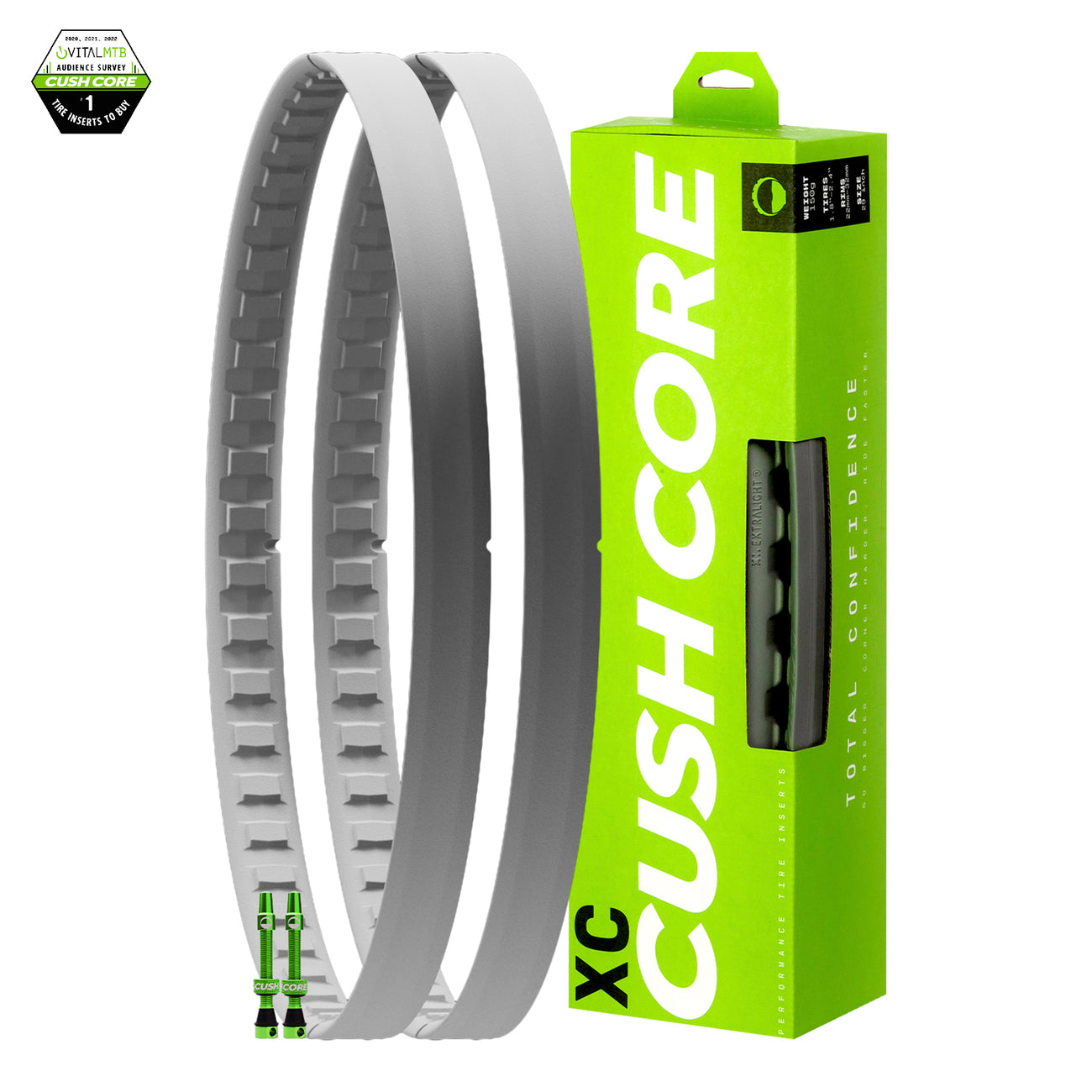 Pari CUSHCORE XC Anti Pinch -vaahtoja