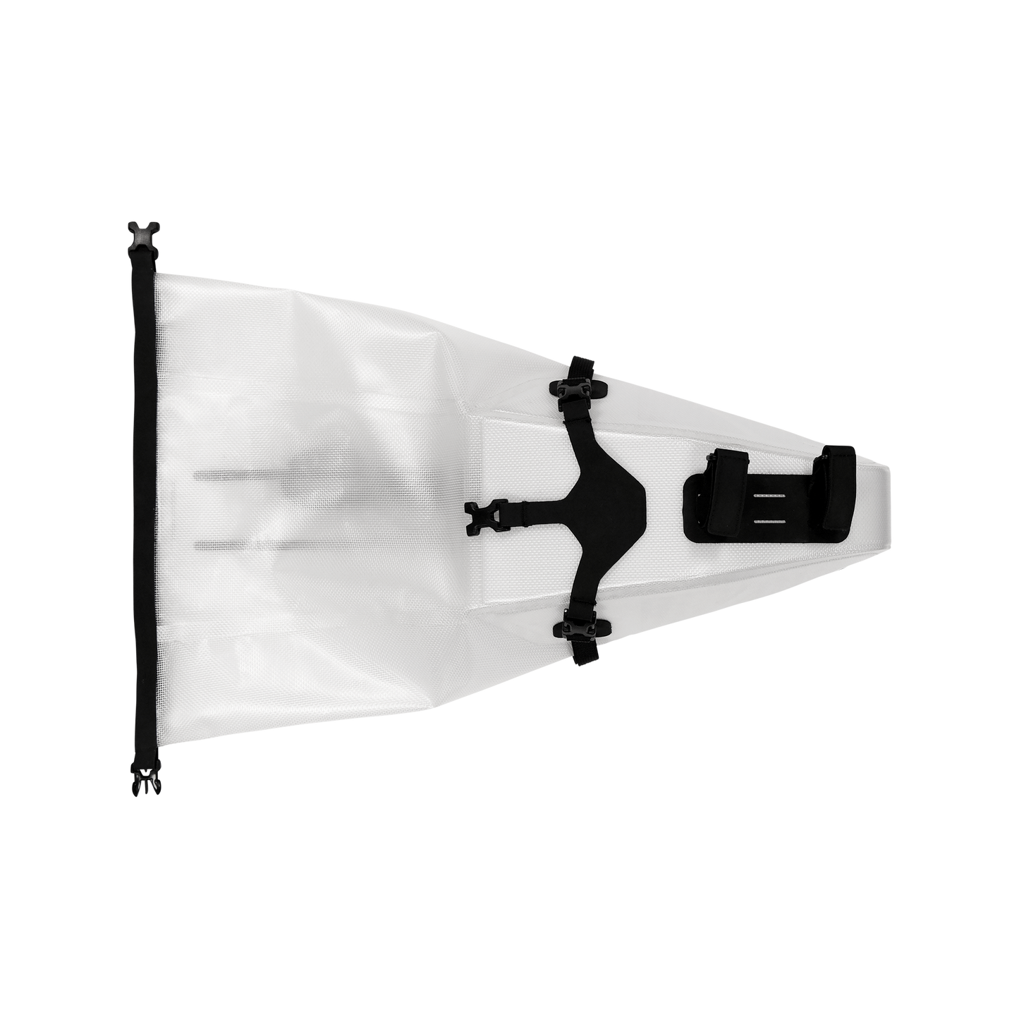 POC ULTRA 3L läpikuultava valkoinen satulalaukku