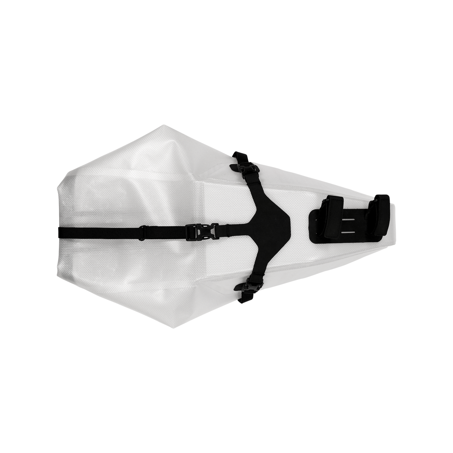 POC ULTRA 3L läpikuultava valkoinen satulalaukku