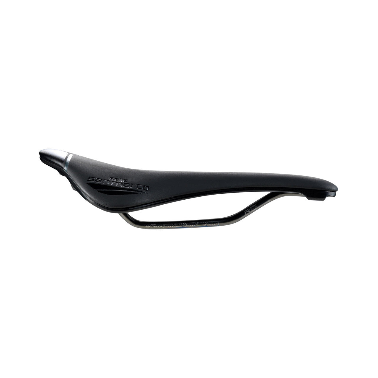 Satula SAN MARCO SHORTFIT 2.0 OPEN-FIT RACING S3 Leveys 140mm Teräskiskot Xsilite Xsilite