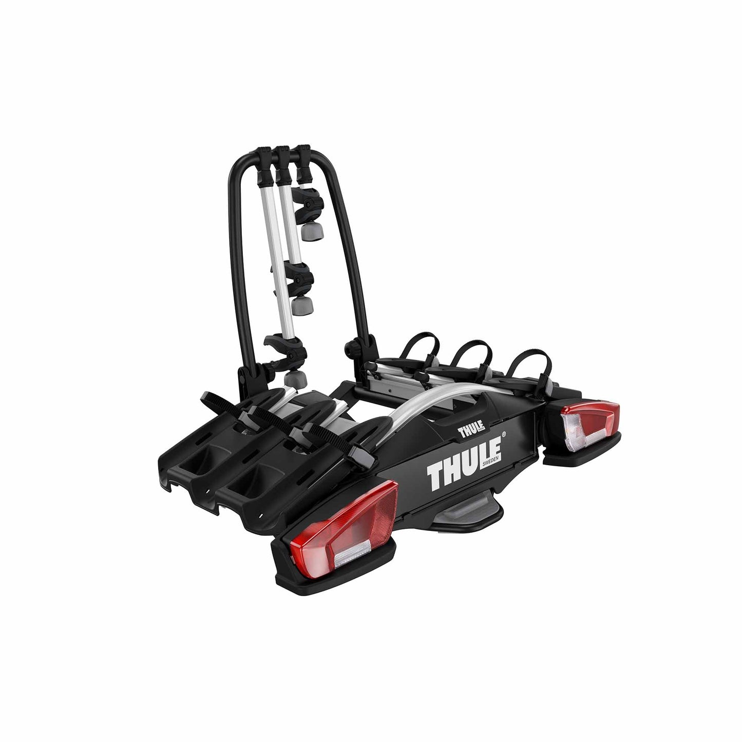 THULE VELOCOMPACT 3 pyörätelinepaketti + 4 pyörän sovitin