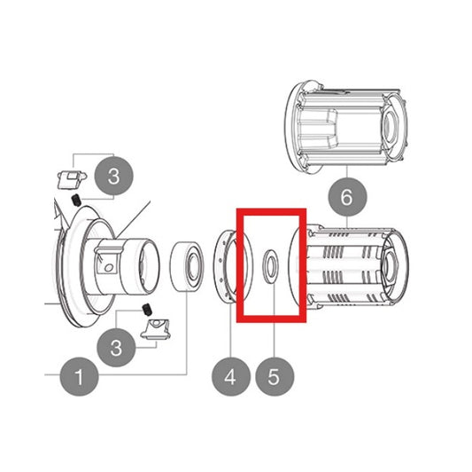 3 KPL HOPEISIA 9MM FTS-L MAVICIN SISÄISIÄ VÄLIKAPPALEITA