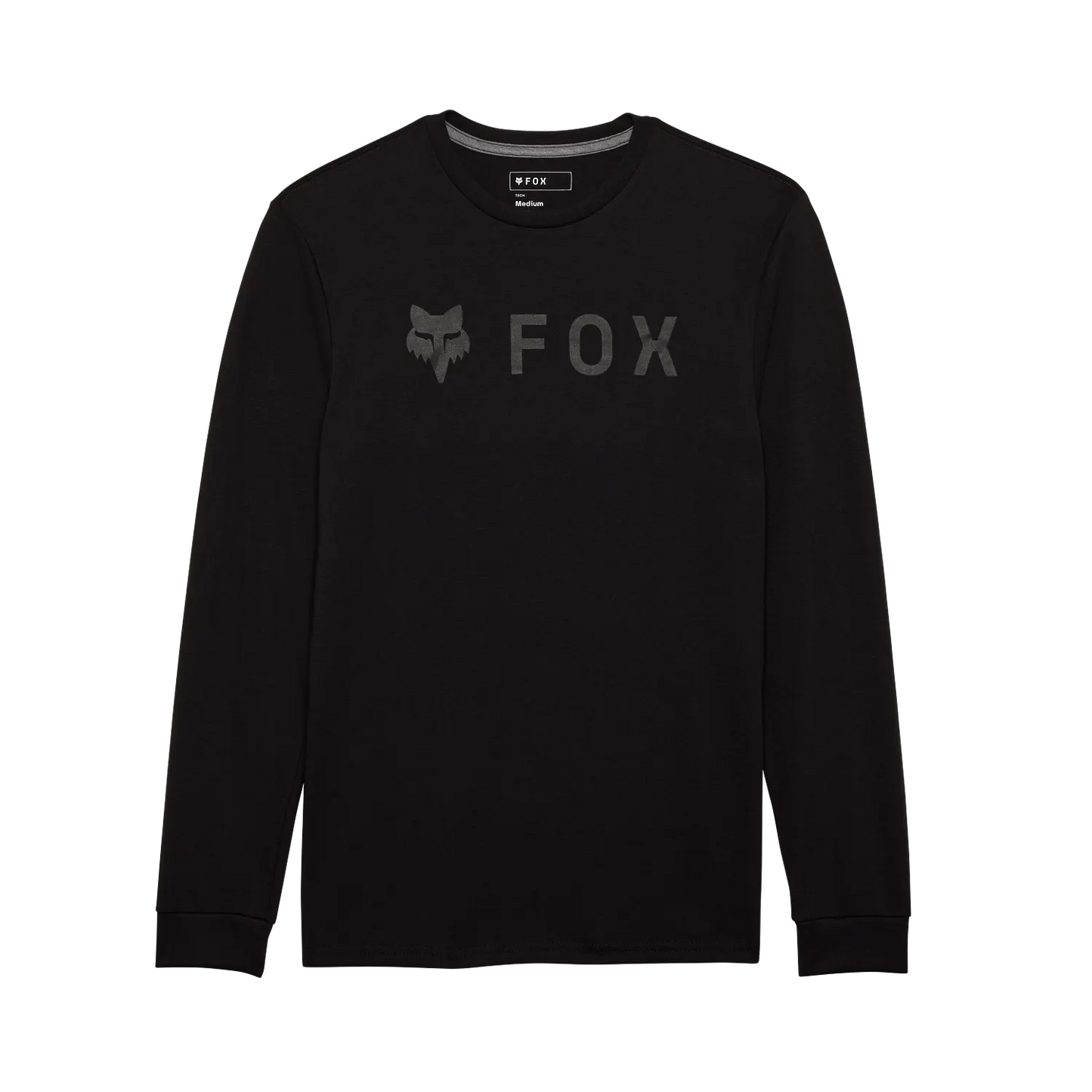 FOX ABSOLUTE TRUDRI pitkähihainen tekninen t-paita musta