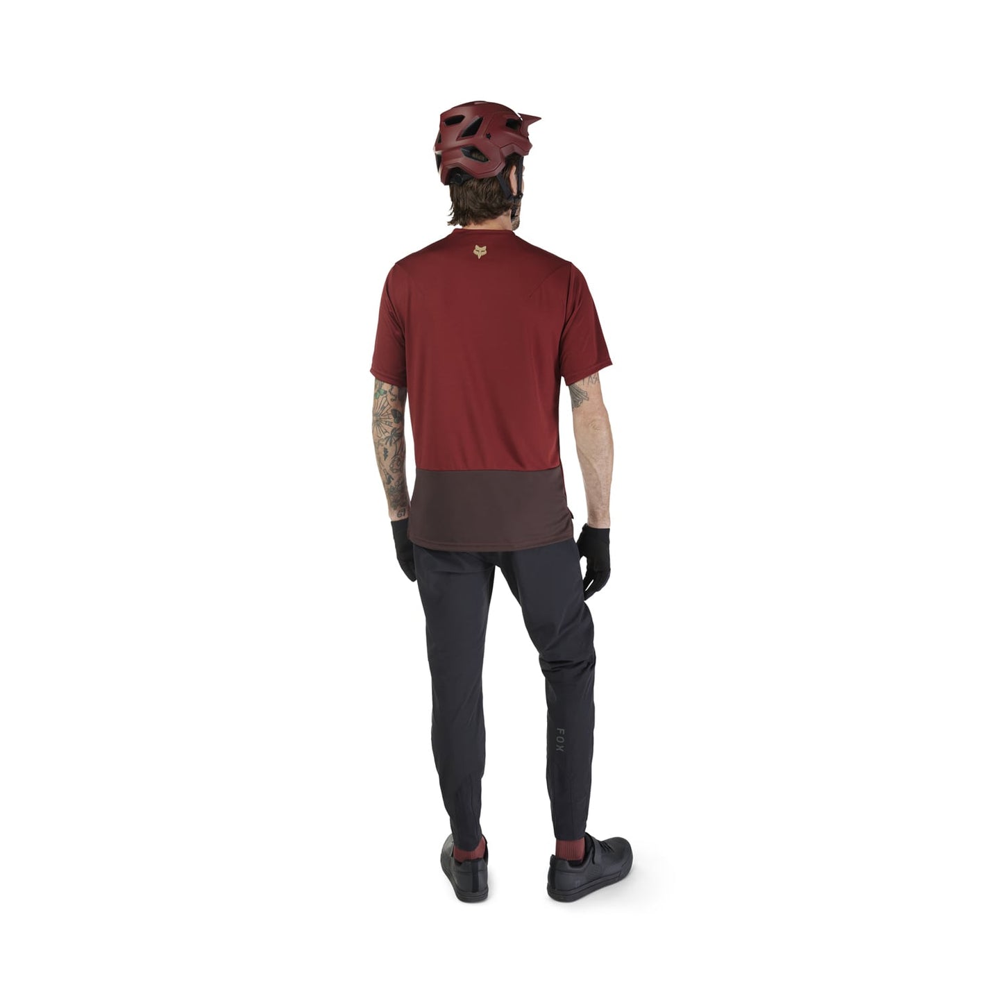 FOX RANGER WORDMARK lyhythihainen trikoo Bordeaux 2025