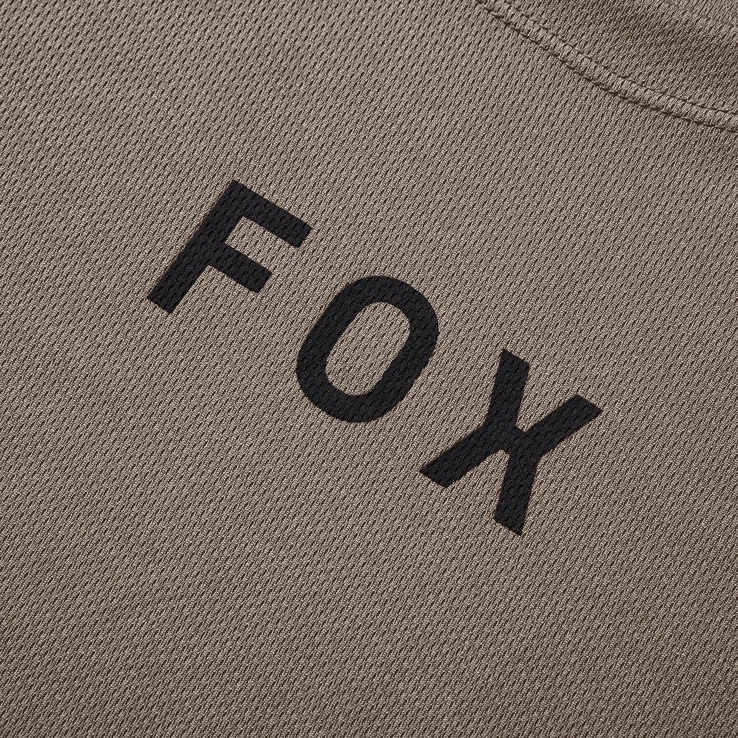 FOX RANGER WORDMARK lyhythihainen Jersey Ruskea muskottipähkinäinen