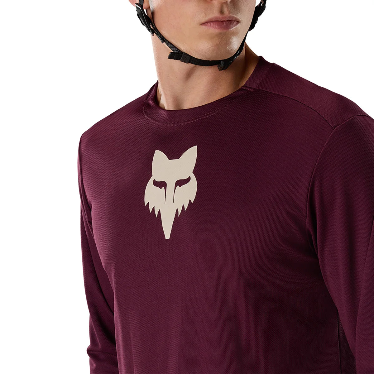 FOX RANGER FOX HEAD Pitkähihainen Pyöräilypaita Viininpunainen 2026