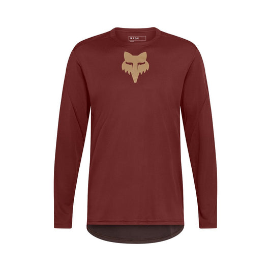 FOX RANGER FOX HEAD pitkähihainen Jersey Bordeaux