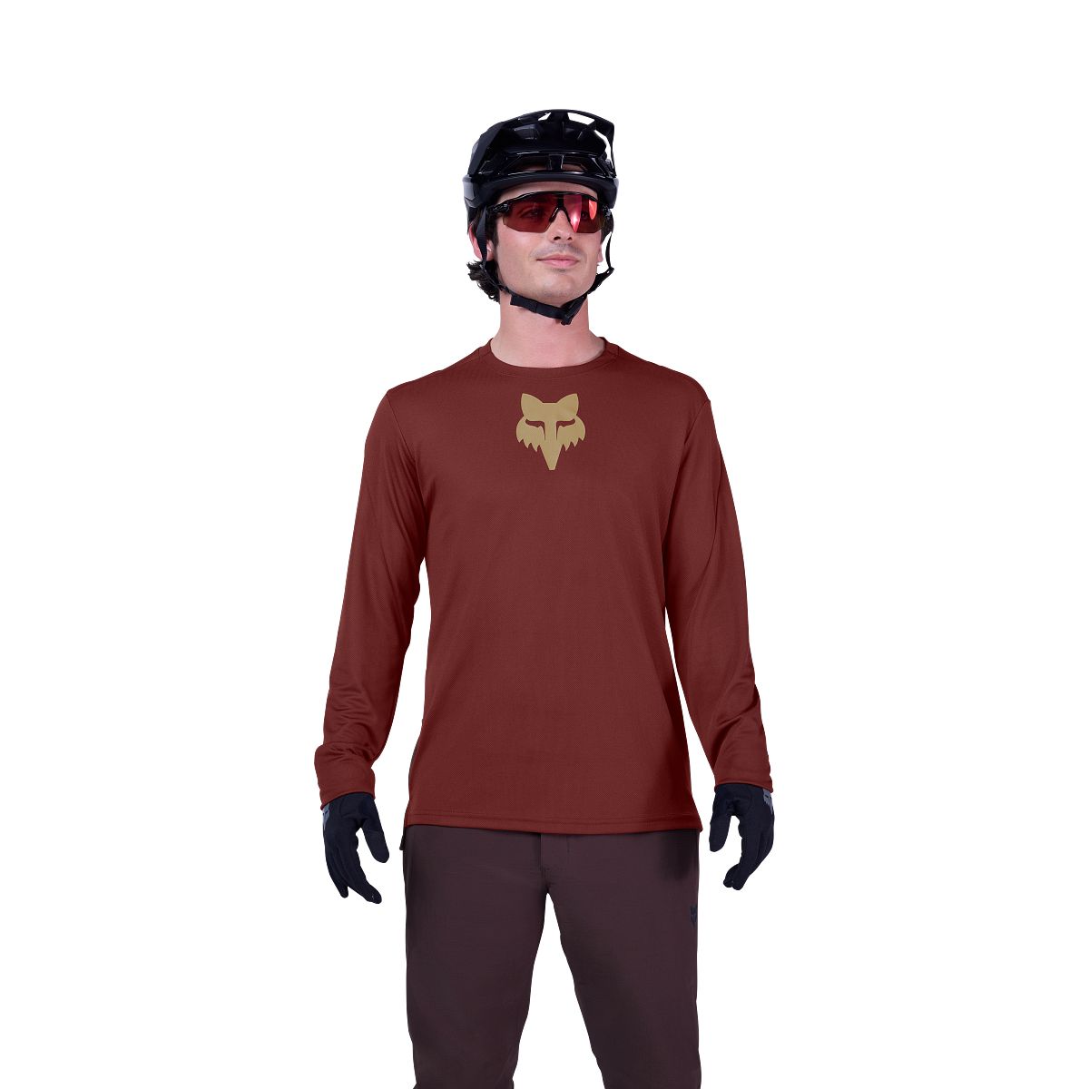 FOX RANGER FOX HEAD pitkähihainen Jersey Bordeaux