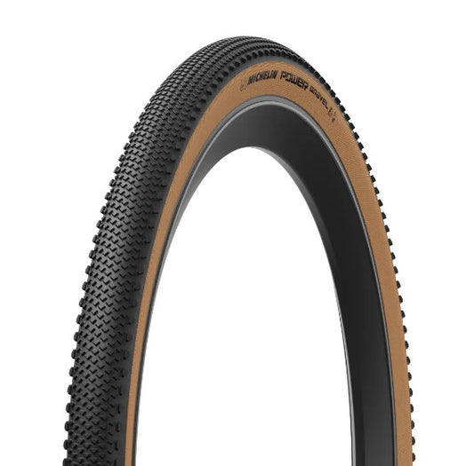 MICHELIN POWER -rengas GRAVEL 700x35c Tubeless Ready Ruskea