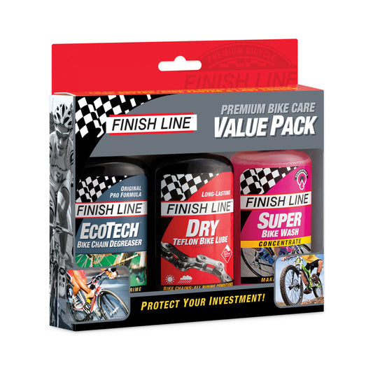 FINISH LINE VALUE PACK -huoltotuotepakkaus FINISH LINE VALUE PACK -huoltotuotesarja