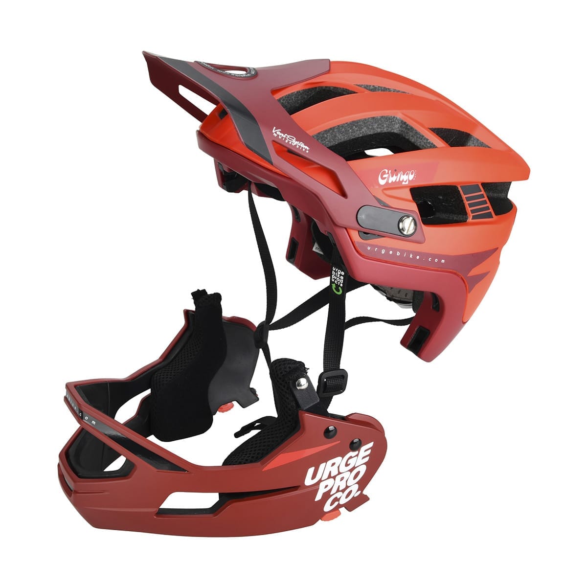 Casque VTT URGE GRINGO DE LA PAMPA Rouge