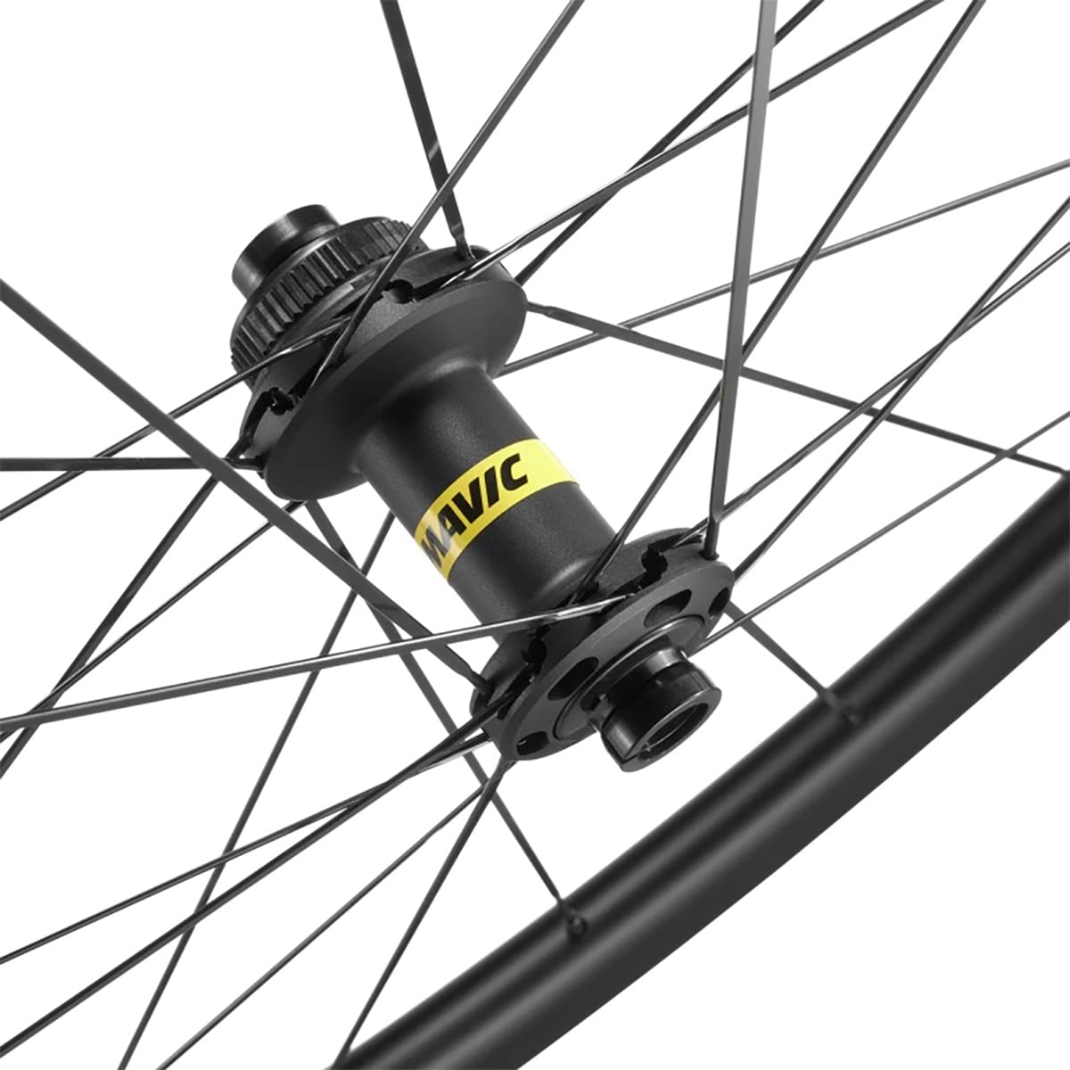 MAVIC KSYRIUM 30 DISC etupyörä, jossa on keskilukitusrenkaat