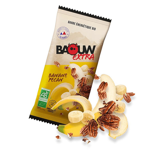 BAOUW ORGANIC EXTRA banaani-pekaani energiapatukka (50g)