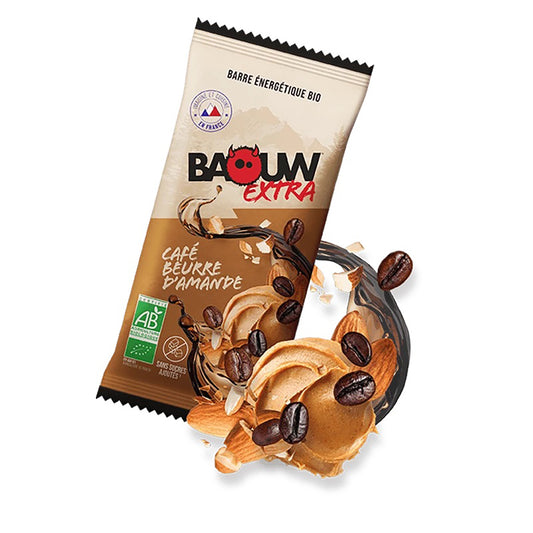 BAOUW ORGANIC EXTRA kahvi-mantelivoi energiapatukka (50g)