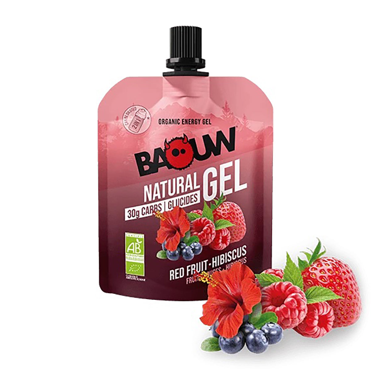 BAOUW Organic Red Fruits-Hibiscus Energy Gel (85g)