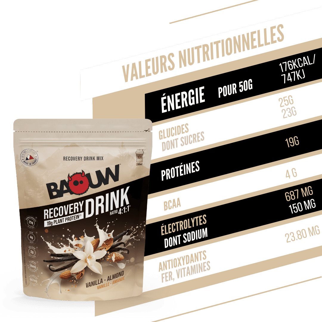 BAOUW RECOVERY Drink (500g) Vanilja-manteli)