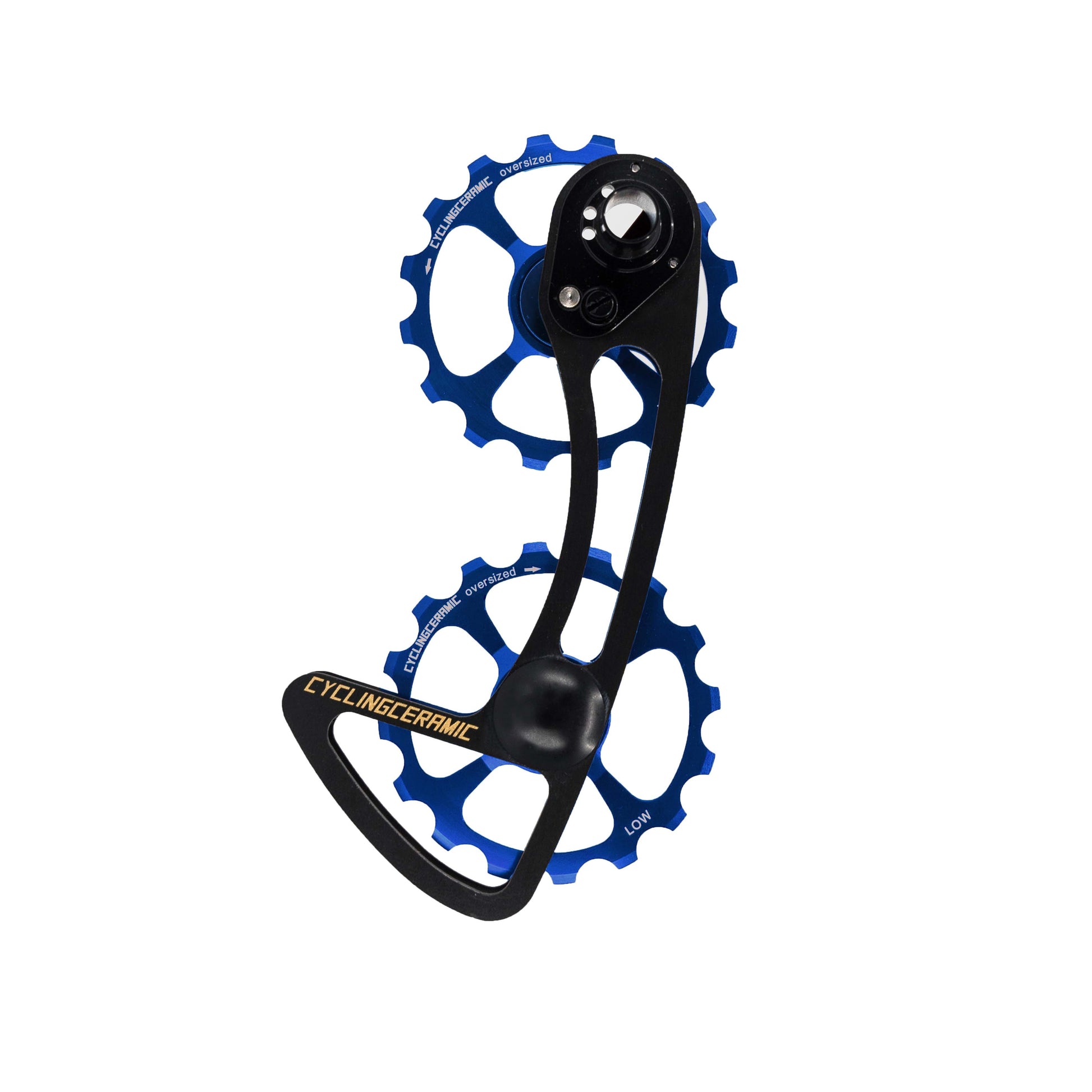 Chape de Dérailleur Arrière 10/11V CYCLINGCERAMIC 16/16 Sram Bleu