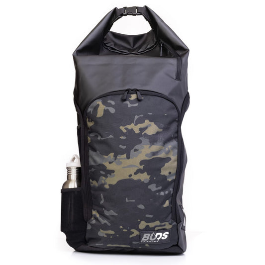 BUDS CITY BAG TRAVEL 35 L reppu musta/camo