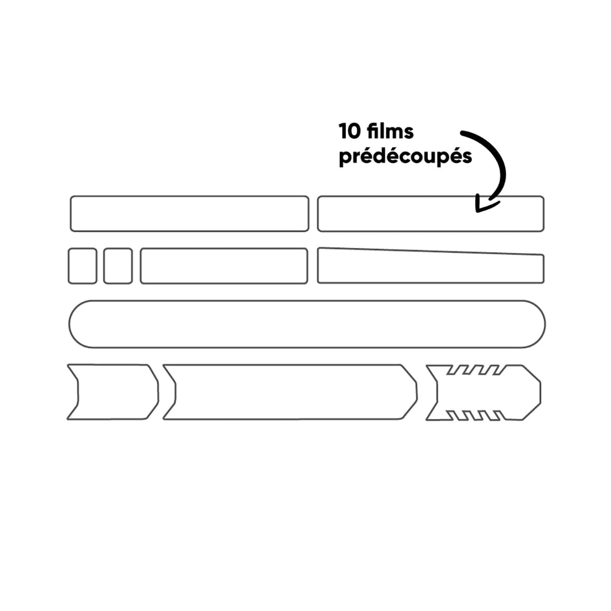 CLEARPROTECT Matte Adhesive Frame Protector E-pyörille ja MTB:lle