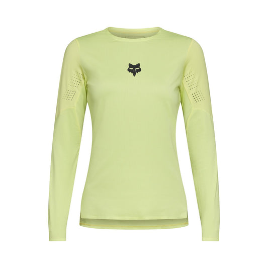 FOX FLEXAIR Naisten pitkähihainen trikoo Keltainen Lime