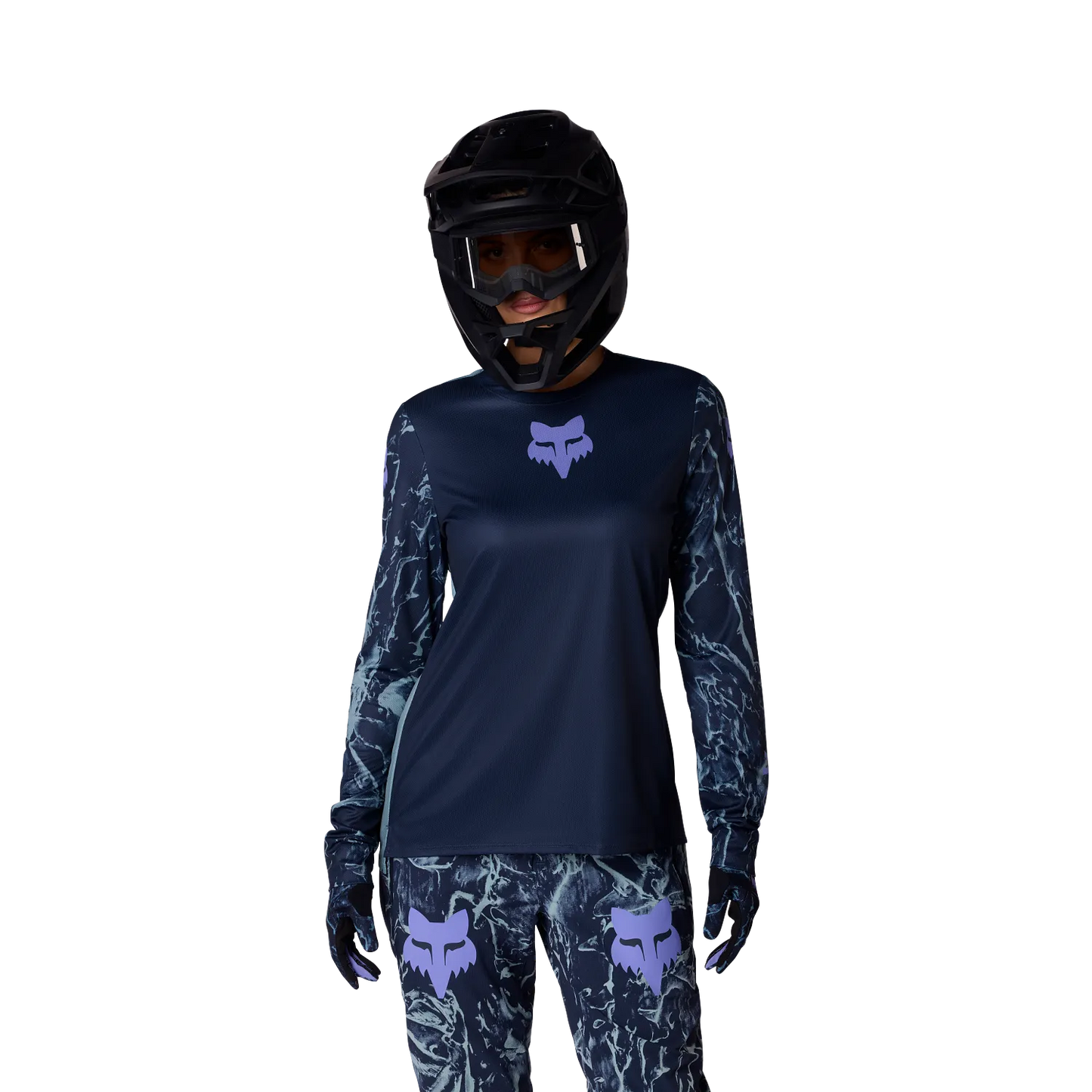 FOX RANGER IMAGE PRINT Naisten pitkähihainen trikoo Sininen