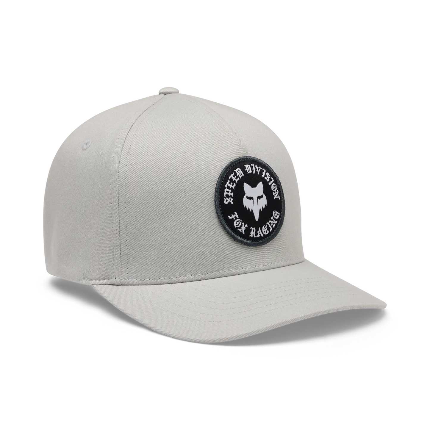 FOX BADGE FLEXFIT vaaleanharmaa lippis