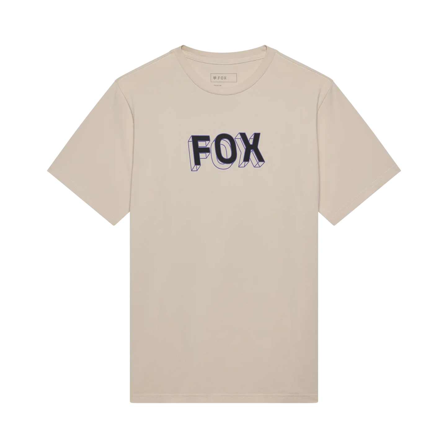 T-paita FOX IMAGE PRINT 195 ORIGINAL lyhythihainen Beige Chalk