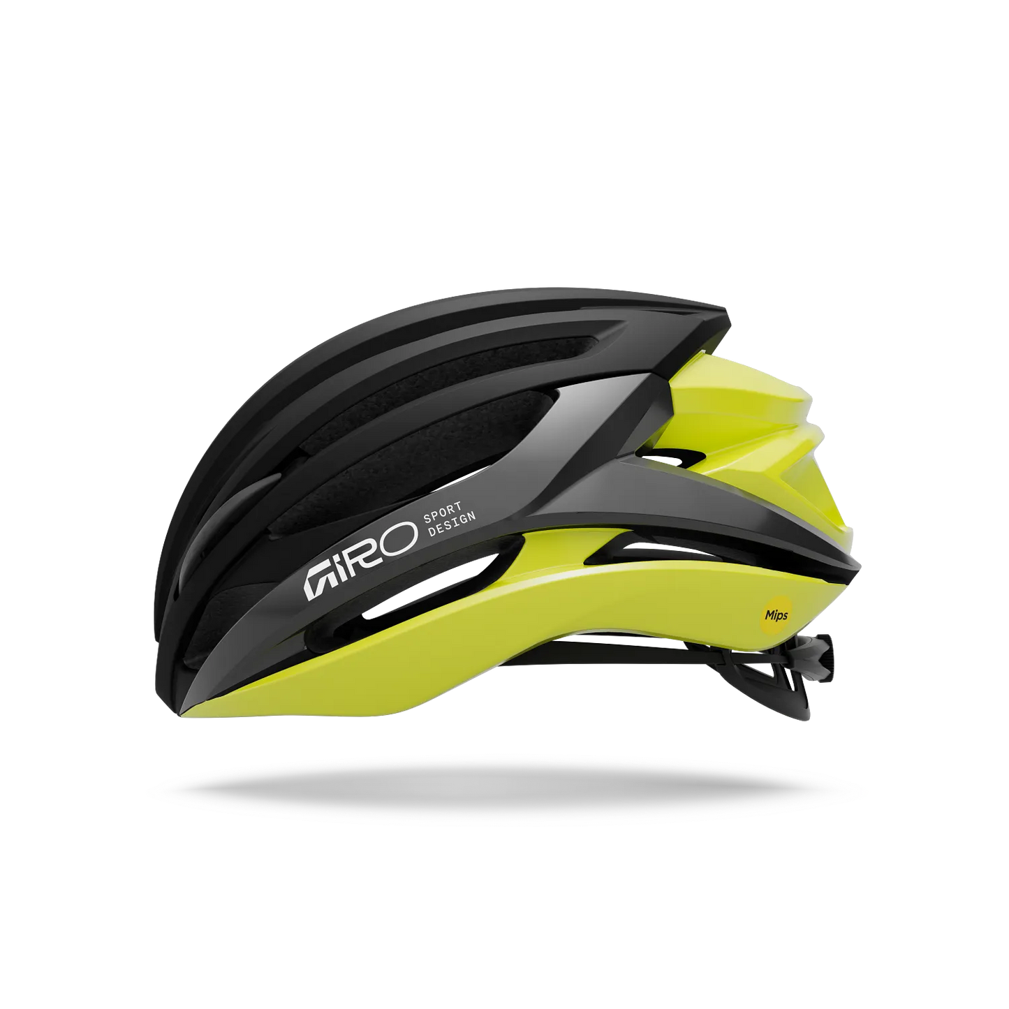 GIRO SYNTAX MIPS Road kypärä Musta/Keltainen Hi Viz