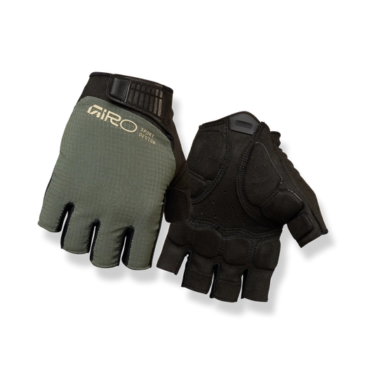 Lyhyet GIRO BRAVO II Gel -käsineet khaki