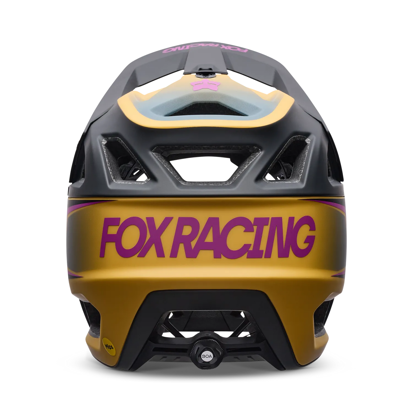 FOX PROFRAME RS HEATSTACK MTB-kypärä Keltainen