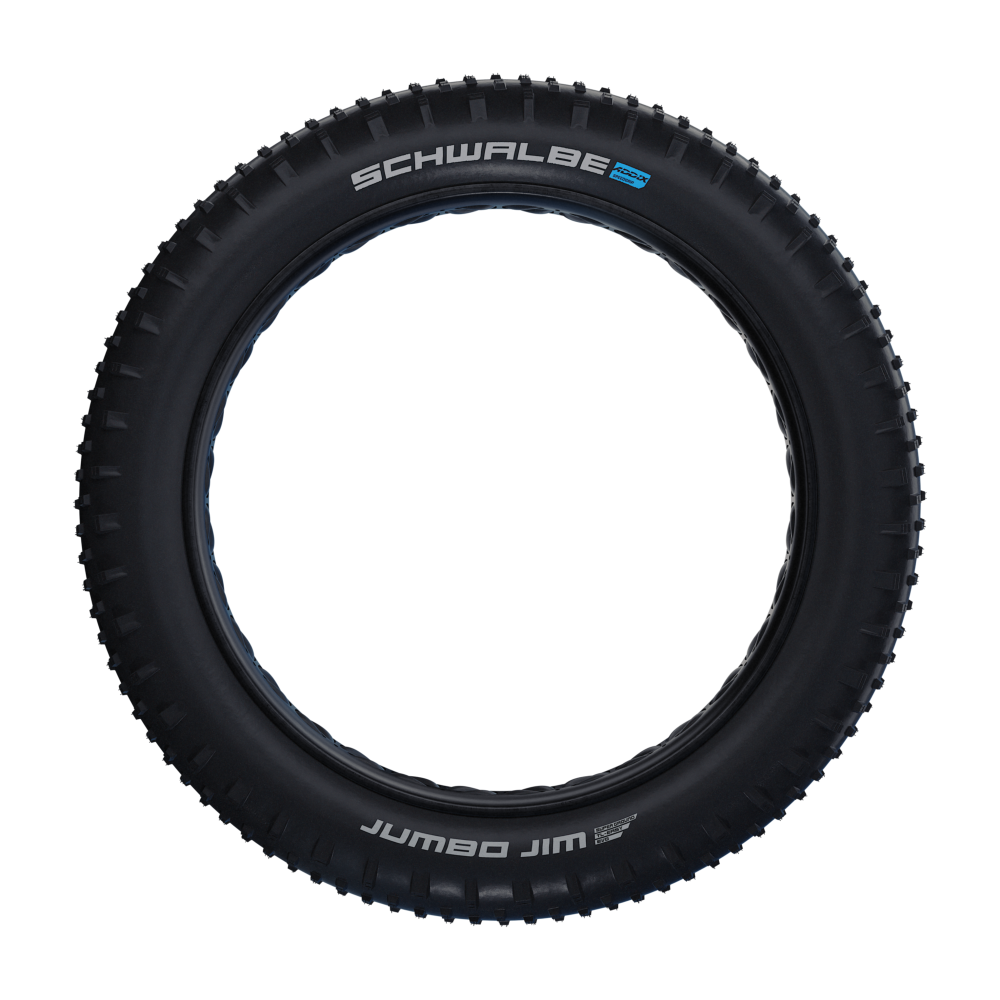 SCHWALBE JUMBO JIM 26x4.80 ADDIX SPEEDGRIP SUPERGROUND Tubeless Ready Pehmeä musta rengas