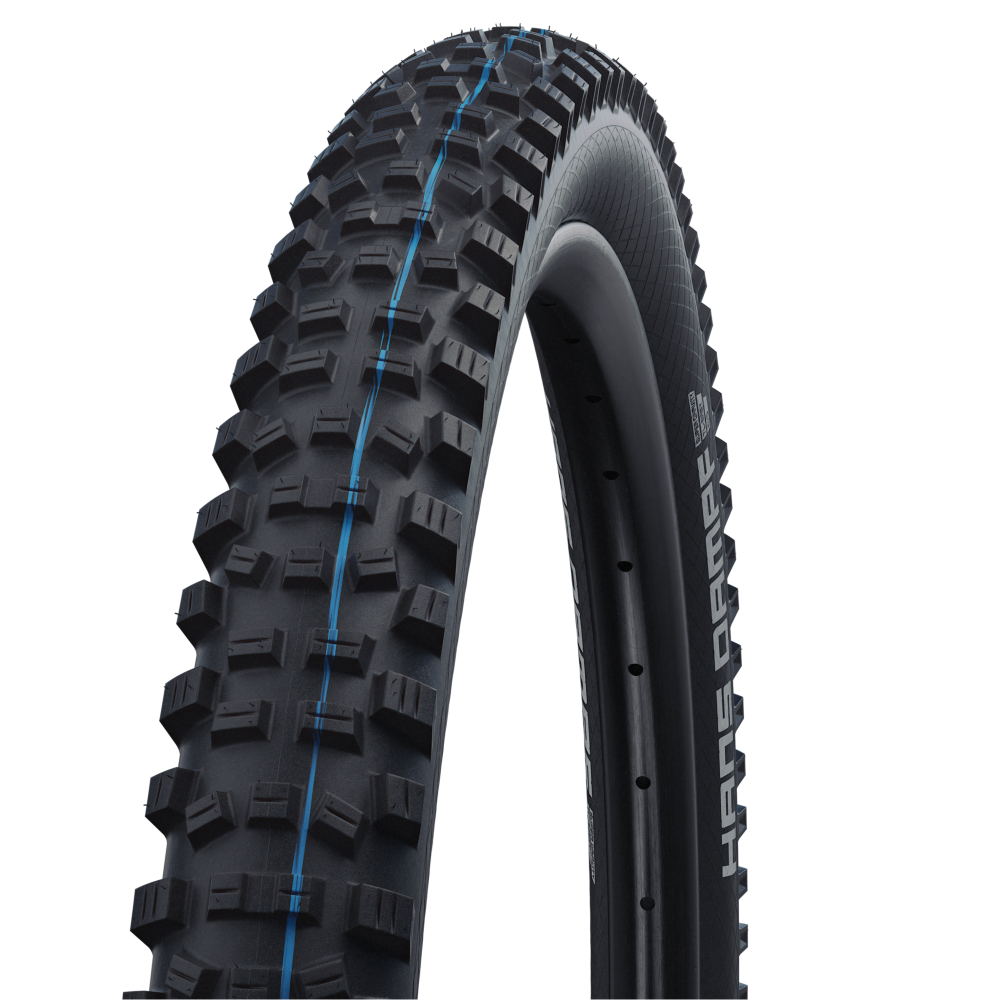 SCHWALBE HANS DAMPF 29x2.60 ADDIX SPEEDGRIP SUPERTRAIL Tubeless Ready Soft Musta rengas