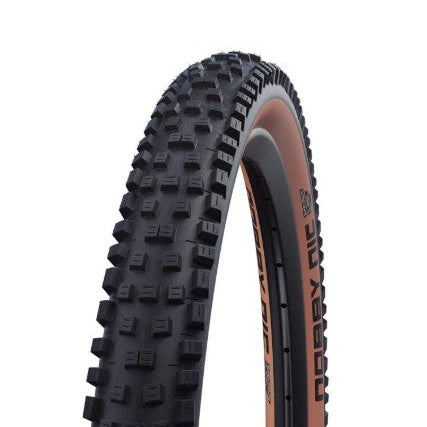 SCHWALBE NOBBY NIC 29x2.40 ADDIX PERFORMANCE Tubetype Soft Musta/ruskea rengas