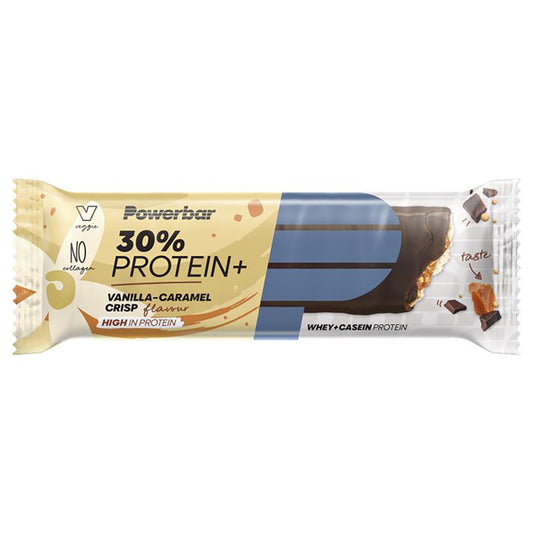 POWERBAR 30% PROTEIINI PLUS Palautuspatukka (55 g) Karamelli-Vanilja-Rapea (55 g)