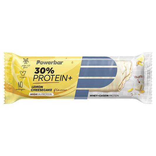 POWERBAR 30% PROTEIINI PLUS palautuspatukka (55 g) Sitruunajuustokakku (Lemon Cheesecake)