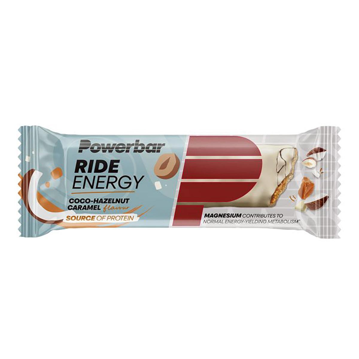 POWERBAR RIDE energiapatukka (55 g) karamelli-kookos-hasselpähkinä (55 g)