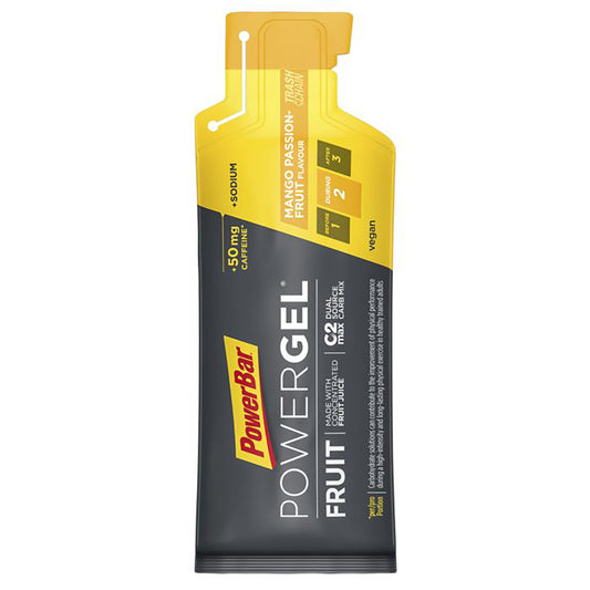 POWERBAR POWERGEL FRUIT Energiageeli (41g) kofeiinipitoinen Passion Food (kofeiinipitoinen)