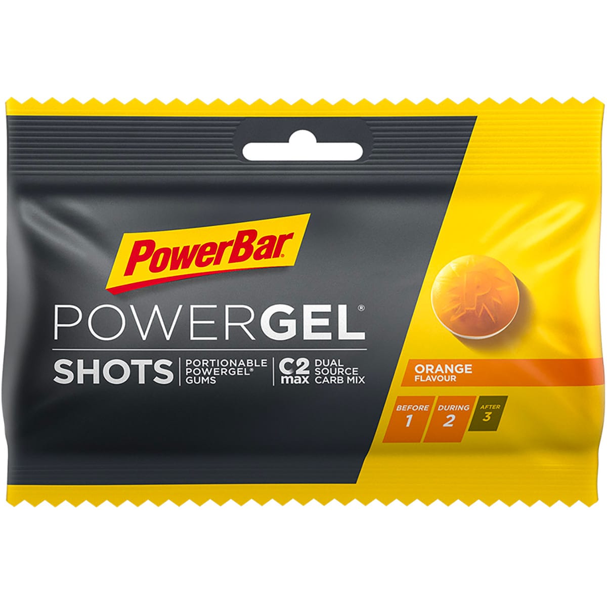 POWERBAR POWERGEL Shots karkit (60gr) Oranssi (60gr)