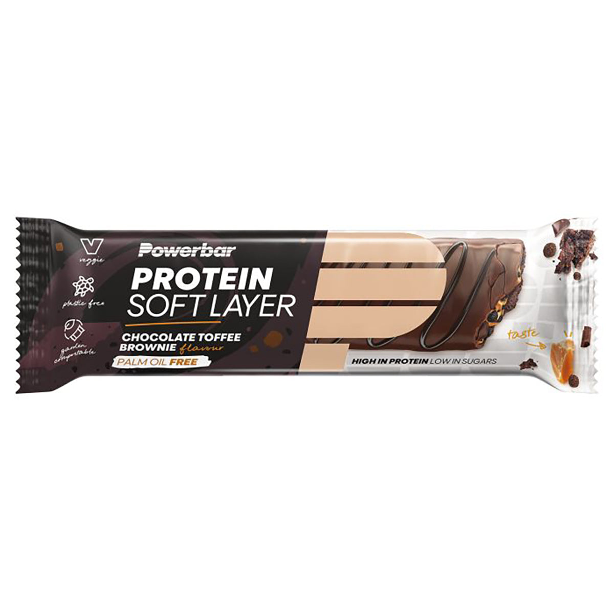 POWERBAR PROTEIINI SOFT LAYER Palautuspatukka (40g) Suklaa Brownie (40g)