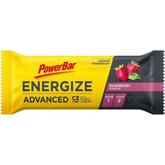 POWERBAR ENERGIZE ADVANCED energiapatukka (55g) vadelma)