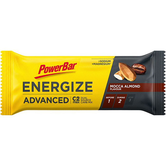 POWERBAR ENERGIZE ADVANCED energiapatukka (55g) manteli mokka)