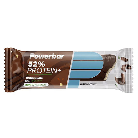 POWERBAR 52% PROTEIINI PLUS Palautuspatukka (55 g) Suklaa Pähkinä (55 g)