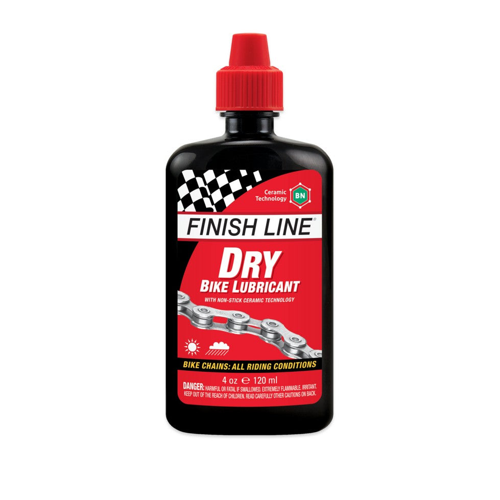 FINISH LINE DRY LUBE Teflon Ketjuvoiteluaine – Kaikki Olosuhteet (120 ml)