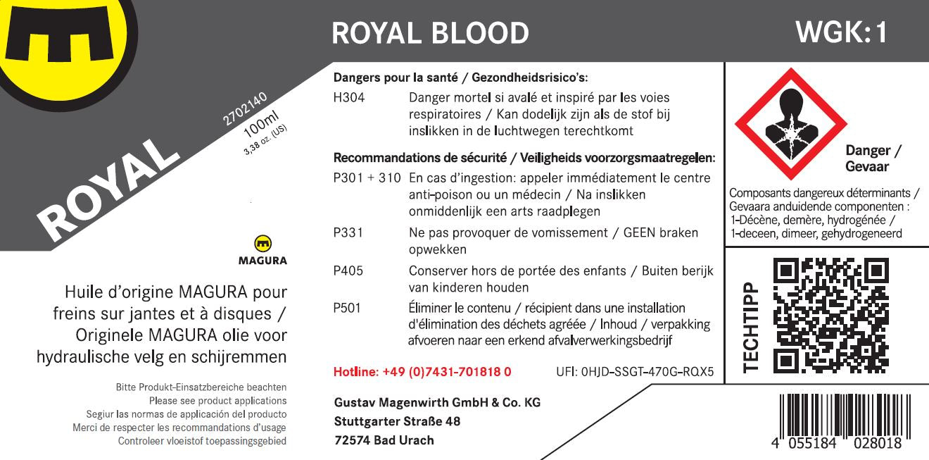 MAGURA ROYAL BLOOD mineraalijarruneste (100 ml)